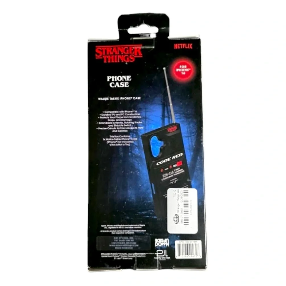 Stranger Things iPhone 16 Case Walkie Talkie Phone Case Netflix